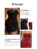 Abito Bandage Sexy Senza Spalline con Nappa Perline Europee e Americane - Elegante Gonna Bodycon da Socialite per Banchetti
