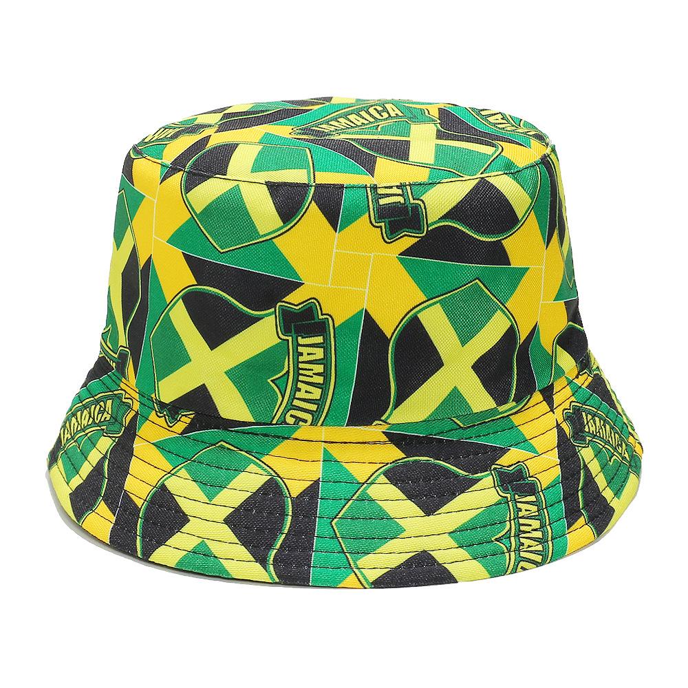 XUANCUI Manufacturer Custom Made Quality Printing Reversible Woman Man Flag Bucket Hat Adults зелёный