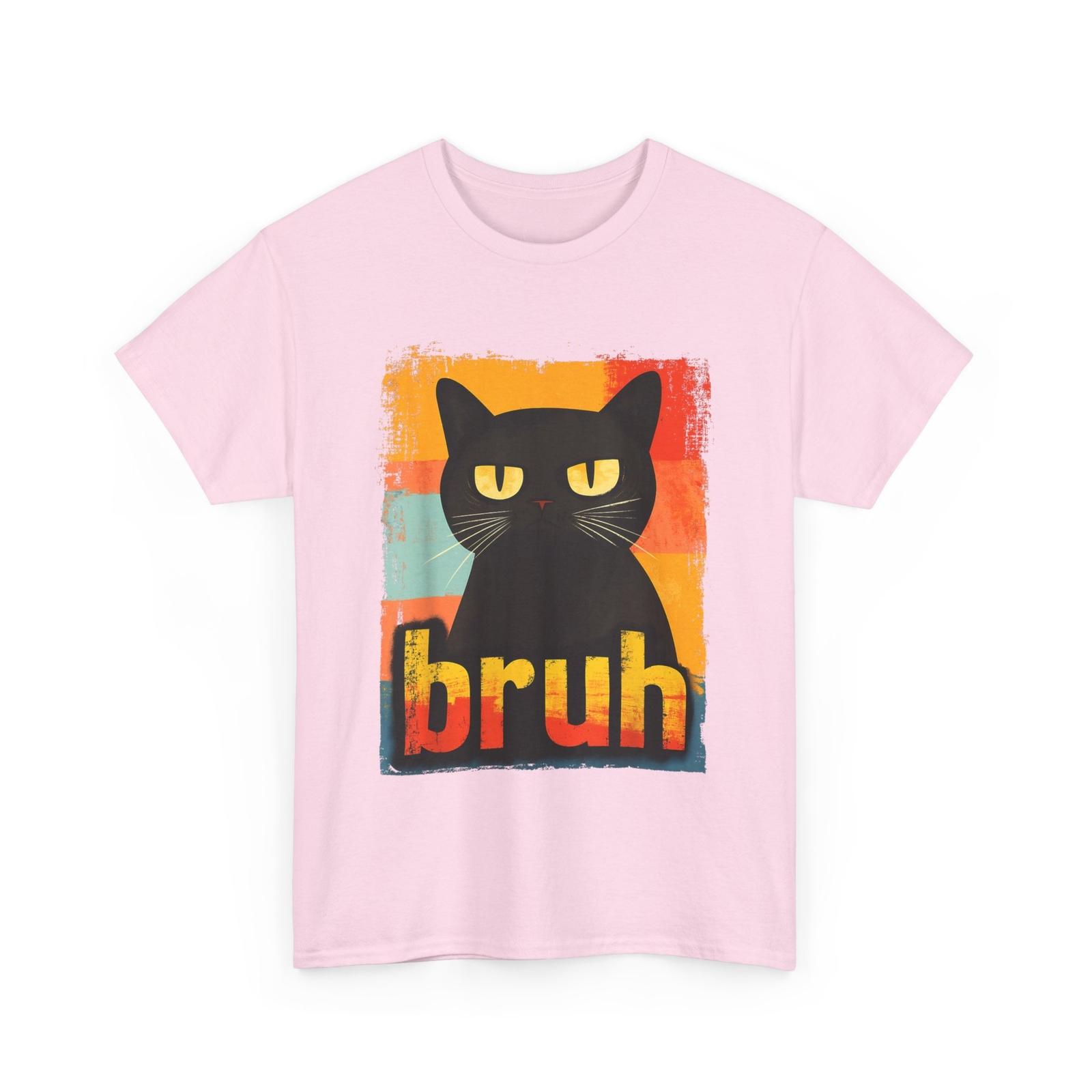 Funny Cat Bruh For Teens Boys Girls Men Meme Graphic T-Shirt S