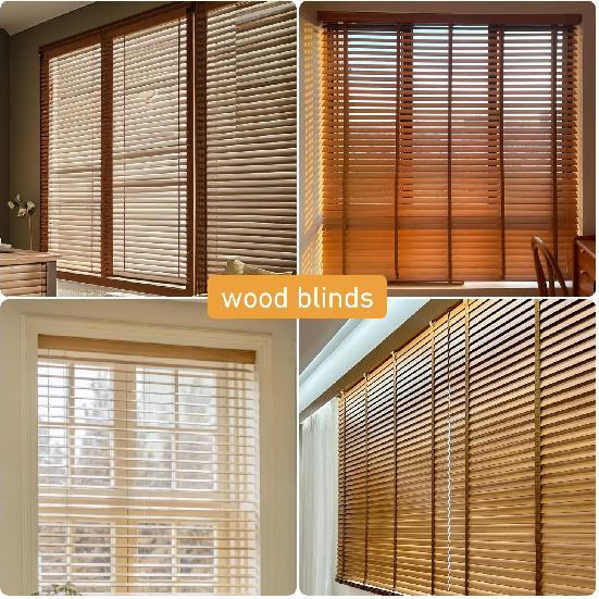 2" Clear Hidden Valance Clips (4-Pack) - Invisible Plastic Brackets for Blinds & Shades - Universal Fit for Wood, Faux Wood, Aluminum