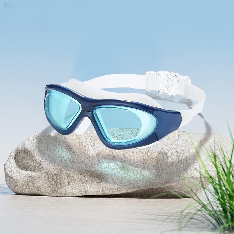 Yu Zhan HD Large Frame Mirrored Swim Goggles (2-Pack)