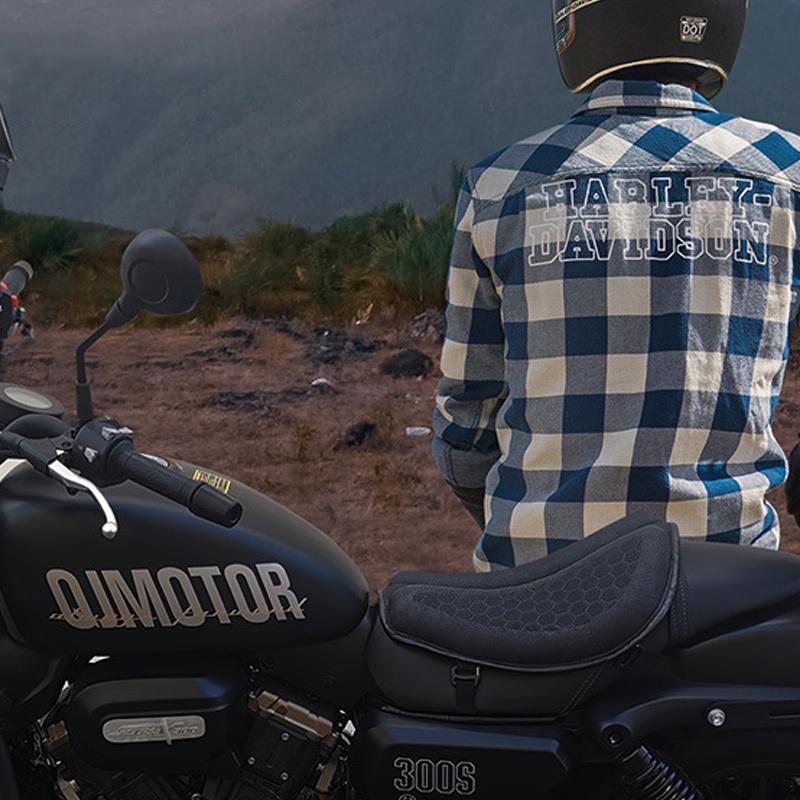 Motorcycle Seat Cushion Anti-Slip Motorcycle Inflatable 3D Blow Air Cushion Pressure Relief Ride Seat Pad Motorcycle Accessories