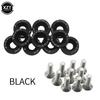 Car Styling 10PCS M6x20mm Red JDM Bolt Aluminum Fender Bumper Washer License Plate Bolt Engine Bay Dress Screw Billet Kit