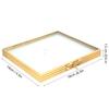 Dubbelzijdig Glazen Plantenspecimenhouder Gedroogde Bloemclip Huisdecoratie Ornament 14x16x1.5cm