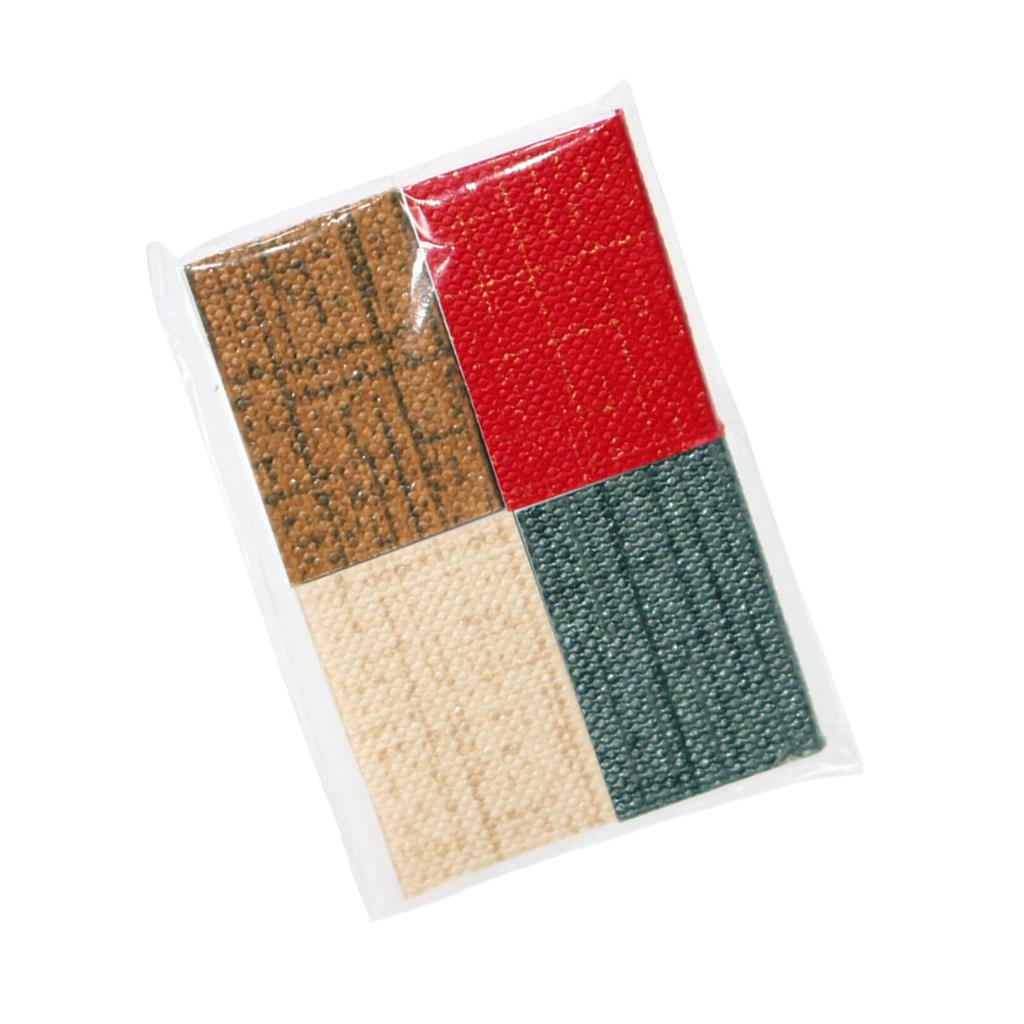 4Pieces Miniature Books 1/12 Scale Antique Books for Dollhouse Decoration and Craft Project Model Library Scene Display