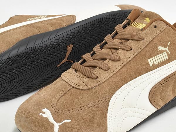 PUMA Speedcat OG - Haute Coffee / Frosted Ivory Suede Driving Shoes 398846-31 (24.0cm)