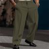 Men S Formal Straight Leg Solid Color Comfortable Breathable Outdoor Trousers