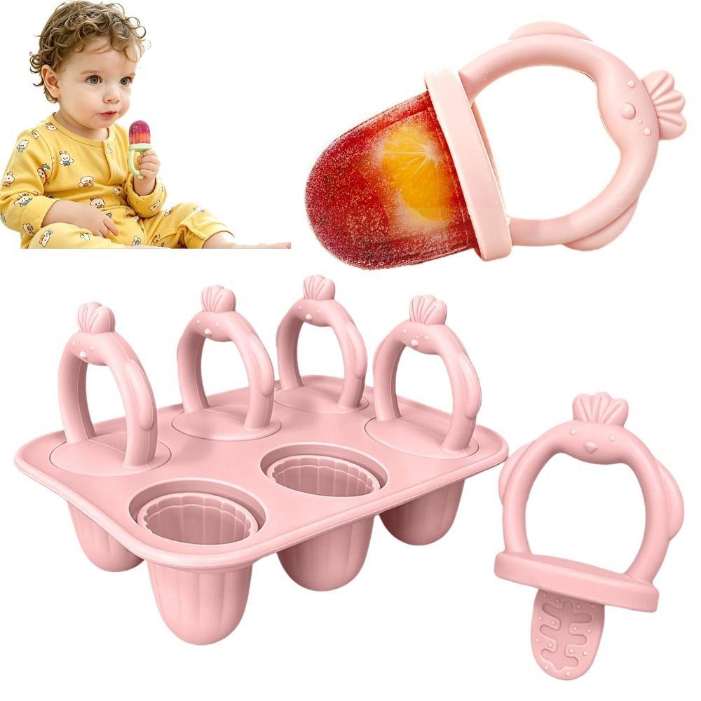 BPA-Free Silicone Popsicle Mold DIY Baby Food Storage Container  DIY Ice Cream