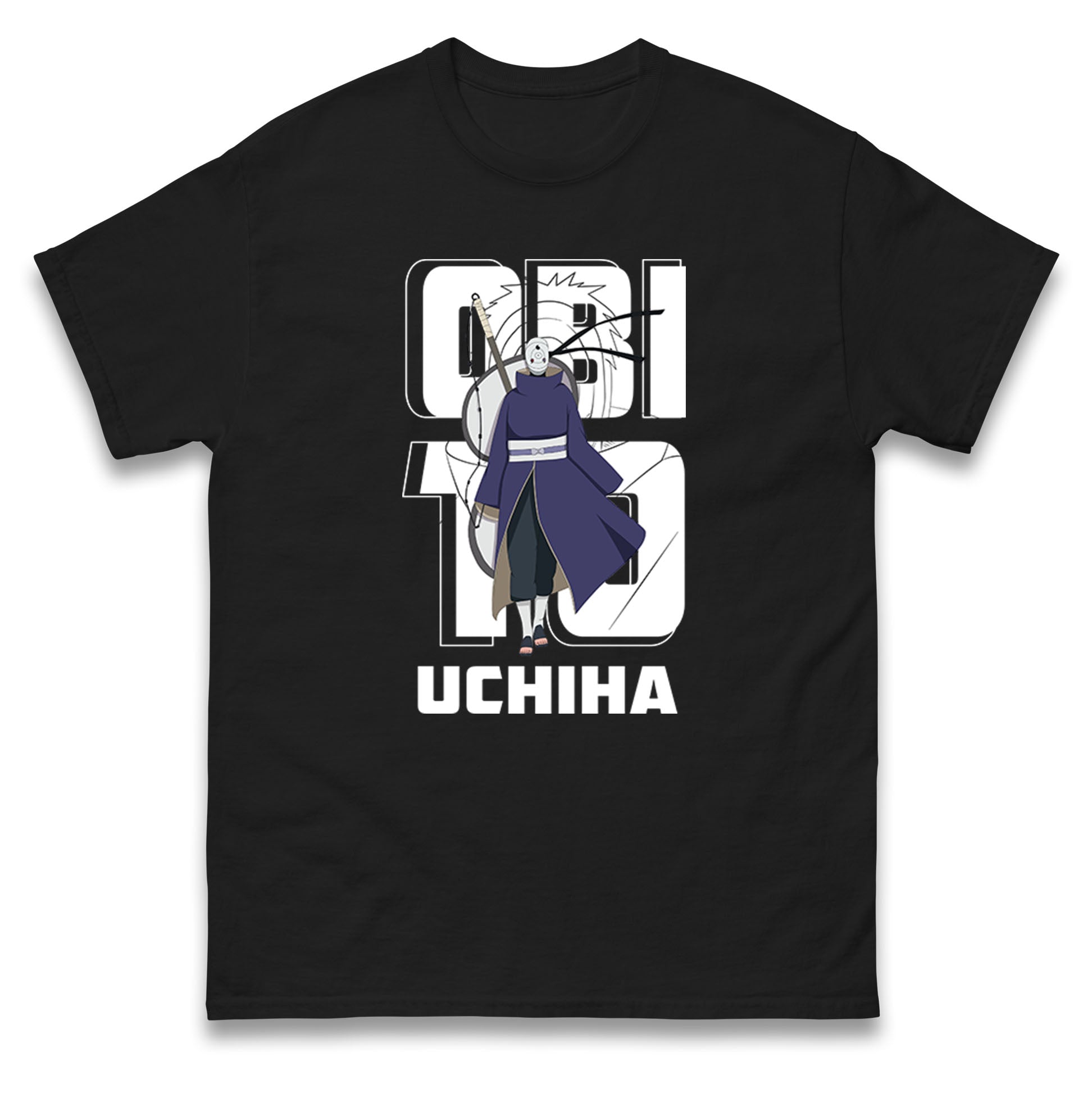 Obito Uchiha Mens T Shirt Womens Tops Tees Naruto Shippuden Top 3XL