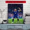 Mbappe Personalized Name Diamond Paintings Mosaic Wall Round Diamond Art Painting Kits Embroidery Crystal Accessories Frameless