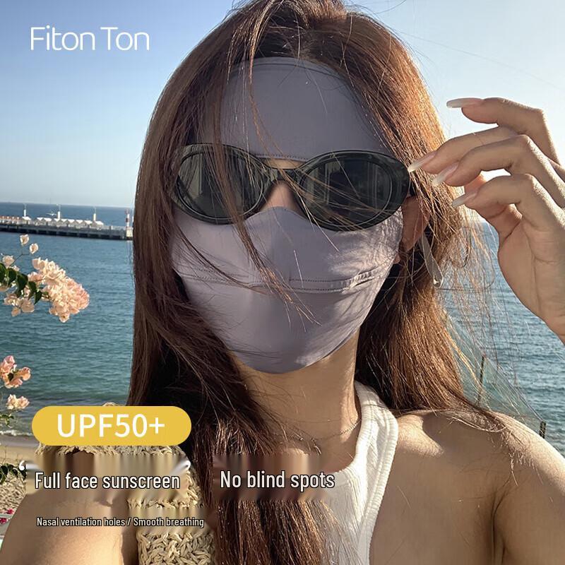 FitonTon Women s Ice Silk UV Protection Face Mask One Size