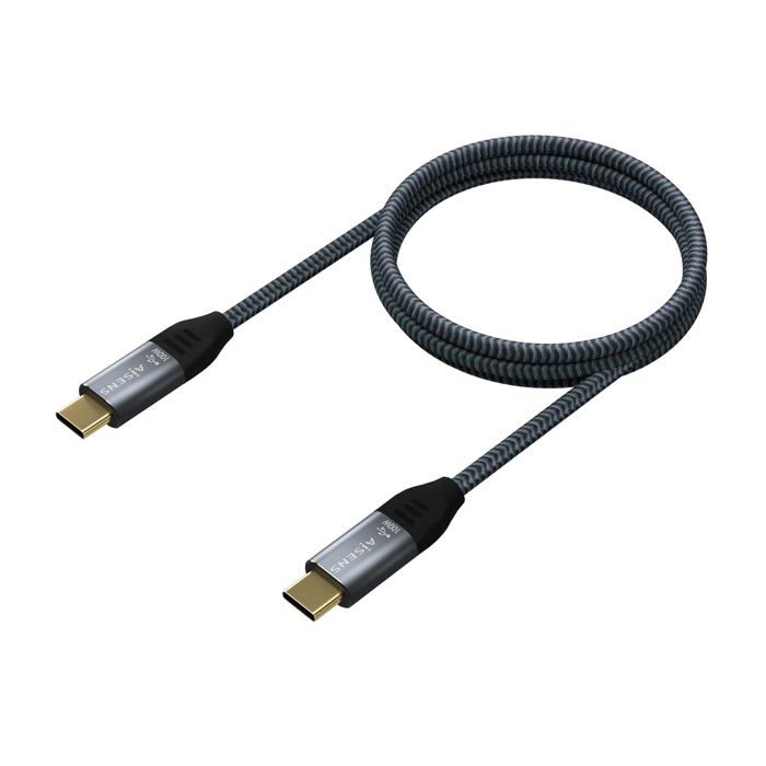 Câble USB C - AISENS - A107-0629 - 2 m - Micro USB - Mâle à mâle - 1000 Mbps - 60 GHz