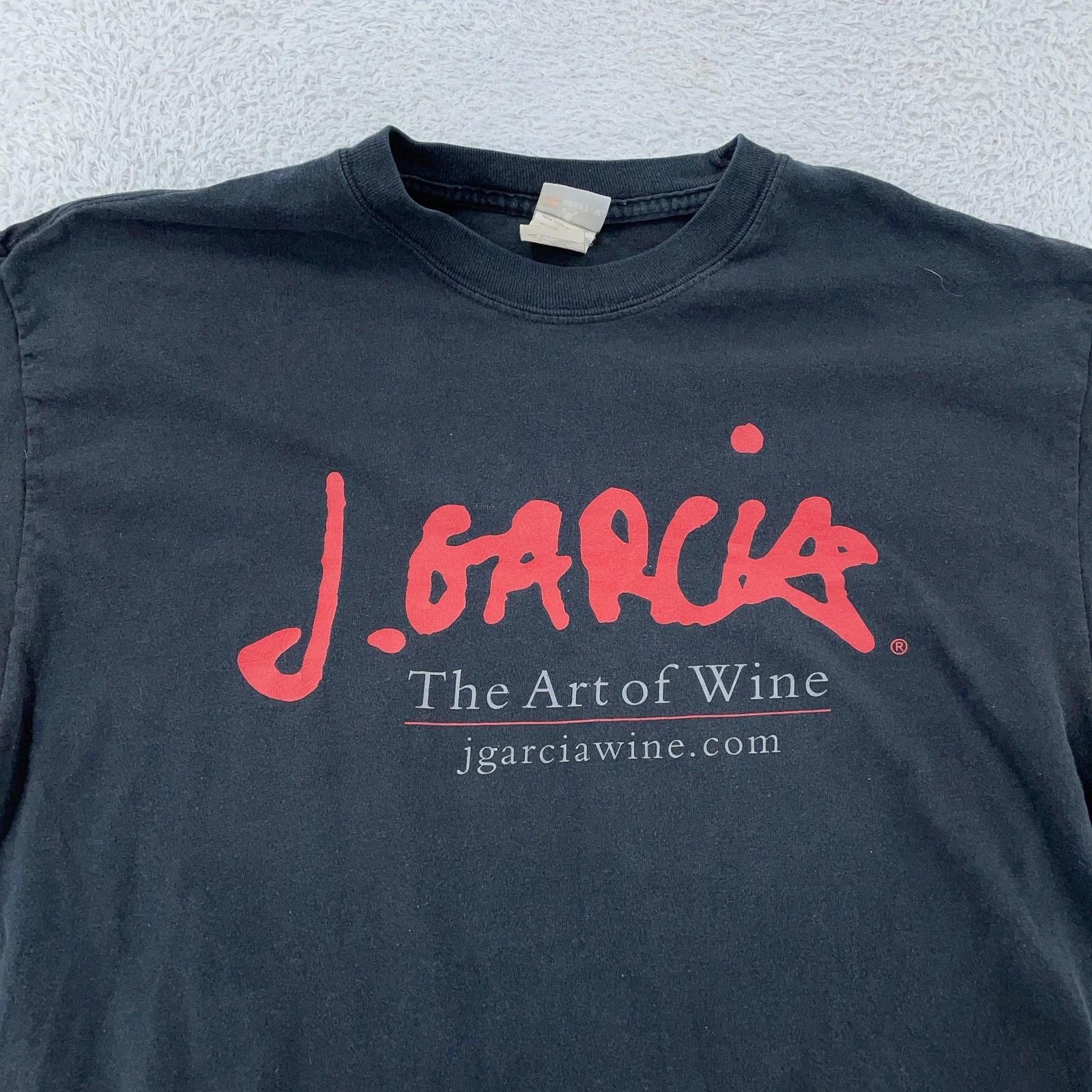 

Винтажная футболка Jerry Garcia Wines Размер M The Art of Wine Промо Grateful Dead M