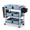 Three-Tier Utility Service Cart