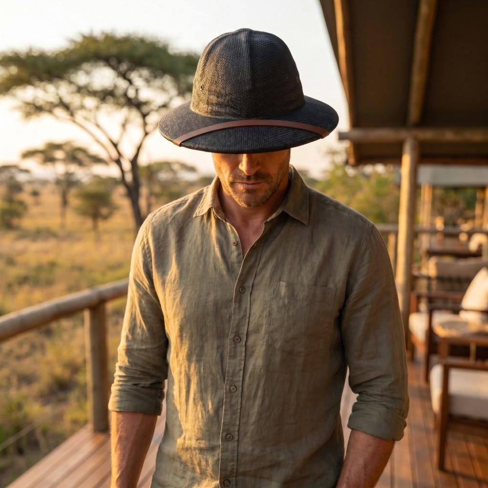 Big Size Hard Straw Hat Straw Material Jazz Bucket Hat New Fedora Sun Hat  Garden