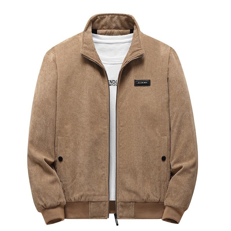 Winter New Solid Color Corduroy Cotton Clothes Thickened Lamb Wool Fleece Jacket Thermal Jacket