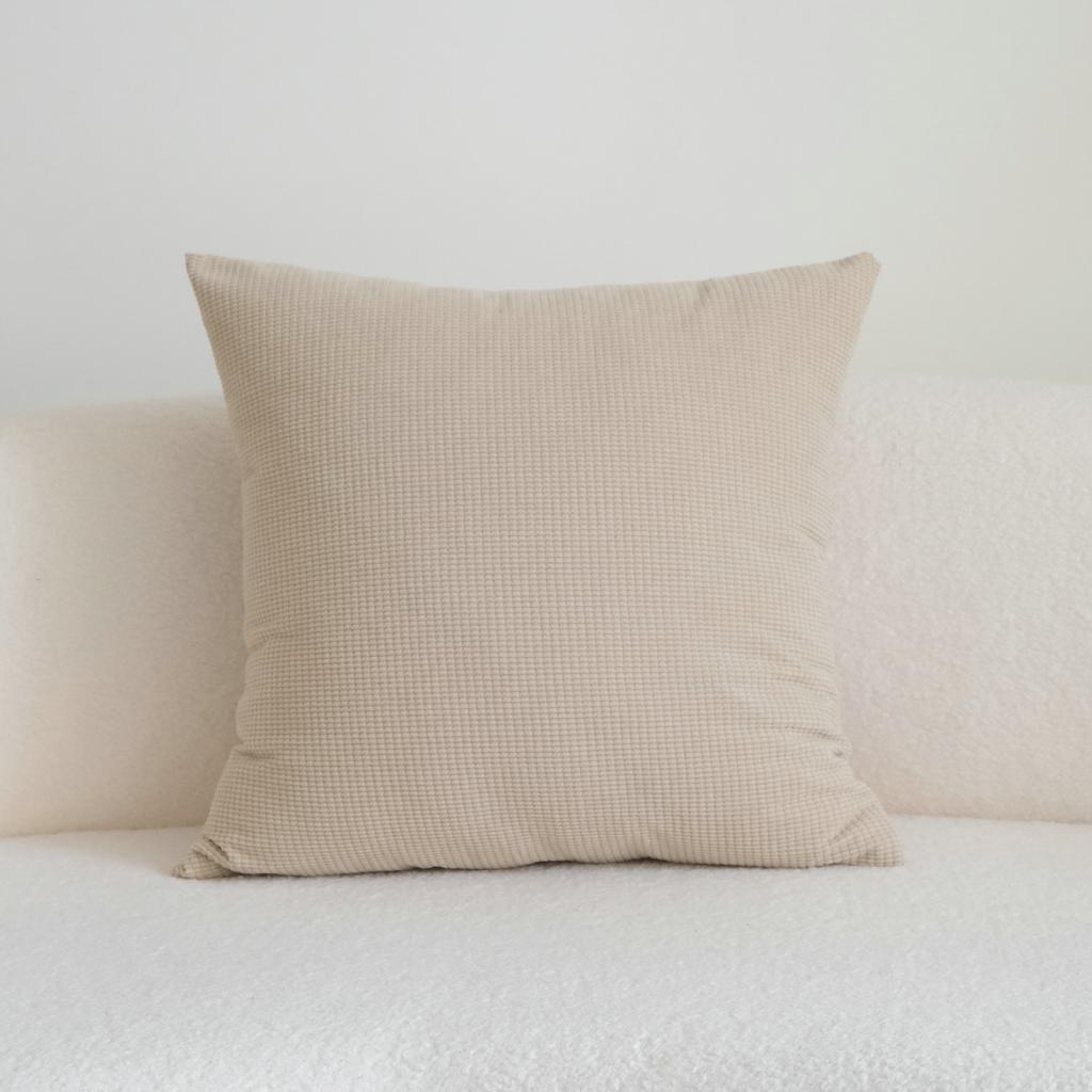 Chenille Throw Pillow Covers Textured Geometric & Solid Cushion Cases Boho Farmhouse Pillowcase for Living Room Couch Decor