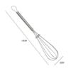 Stainless Steel Whisk Manual Egg Whisk Nonstick Wire Egg Beater Mini Whisks Balloon Wires DIY Kitchen Mini Whisk Kitchen Gadgets