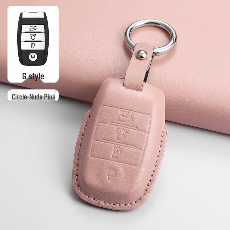 Kia Key Cover: Fits K5, K3, K4, Sorento, KX5, Sportage, Carens, KX3; Protective Key Bag for Men & Women.
