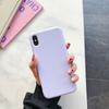 Silicone Soft Phone Case For iPhone X XR XS Max XR X 8 7 6 6S Plus casefor iphone 11 12 13 mini 13 Pro Max Candy color Cover