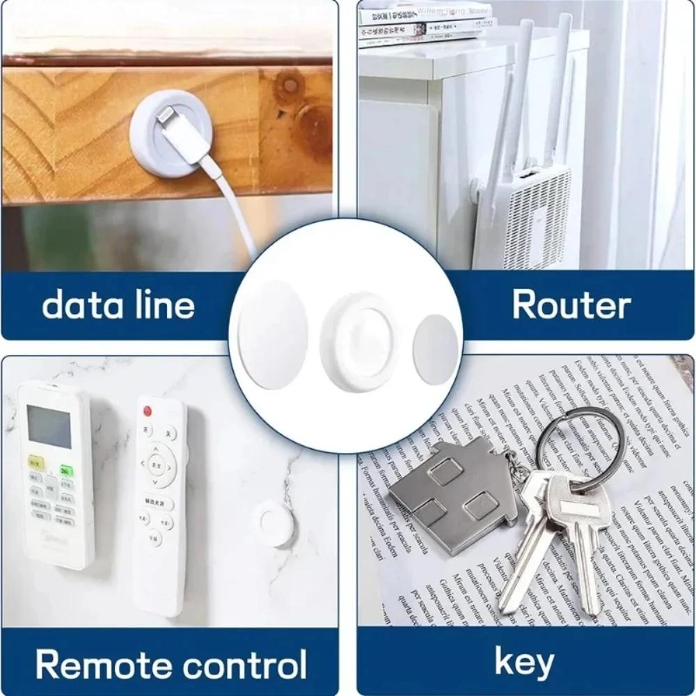 4/24pcs Magnet Hook Keys Holder Strong Magnetic Hooks Wall Hanger Hanging Home and Decoration Anti-lost Remote Control Storage