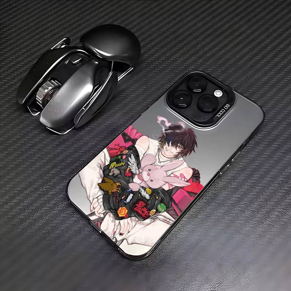 BL T-Towa S-Slow Damage   Phone Case For iPhone17,16,15,14,13,12,11 Plus,Pro Max Colored Silver Plated Inside Cover