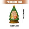 LED Musical Christmas Tree Desktop Adornment With Festal Melodies And Safe PVC Matter For Vacation Home Party Deck