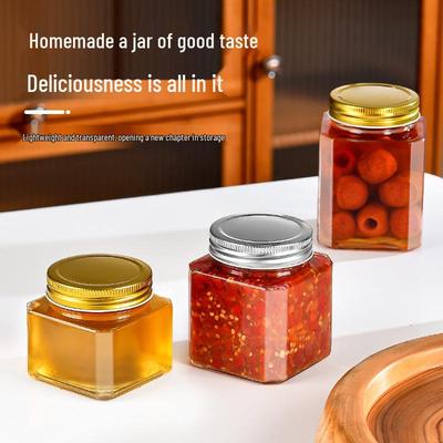 Achtseitiges transparentes Glasgefäß zum Kochen und Aufbewahren von Früchten, großes Fassungsvermögen, lebensmittelecht, dicht verschließbar und dampfgar-geeignet.