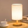 Datouren Modern Wooden Bedside Table Lamp