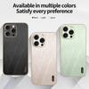 Magsafe Wireless Charging Plating Frame Leather Phone Case For iPhone 16 Pro Max 16E 14 11 12 13 15 Pro Max Bumper Back Cover