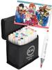 Takumi-sai Marker Pens [36 Colors, 40 Pens, Illustration Markers Supervised by Professional Illustrators] Brush Type Alcohol Marker Set