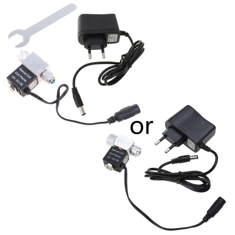 24TE Aquarium CO2 Dual Port Solenoid Valves Low Temperature System Regulator Electric Automatic Switch Pressure Valves