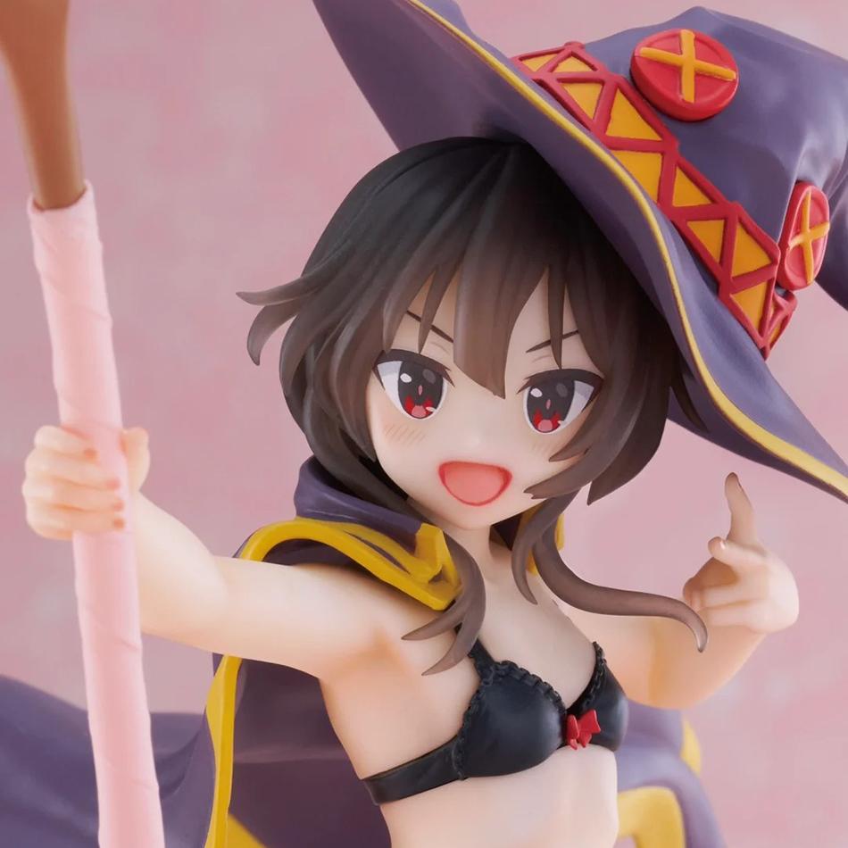 New Anime God's Blessing on This Wonderful World 18cm Megumin Action Figure Cute Figurine Decor Statue Dolls