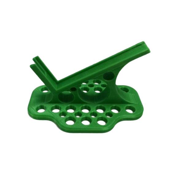 

Держатель для мобильного телефона, лежащего на боку, Сверхпрочный Нескользящий Настольная подставка для сотового телефона, напечатанная на 3D-принтере, Многофункциональный держатель для ручек, Украшение для дома и офиса 1pc зелёный