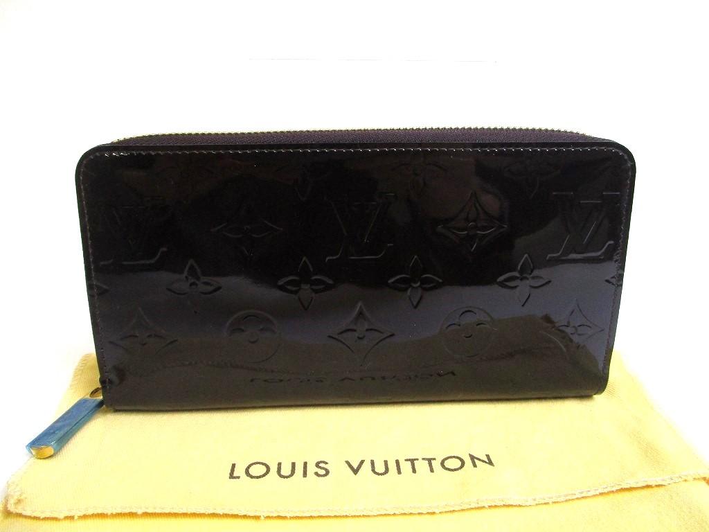 

Authentic LOUIS VUITTON Vernis Amarante Patent Leather Round Zip Zippy Wallet #a627 Refurbished