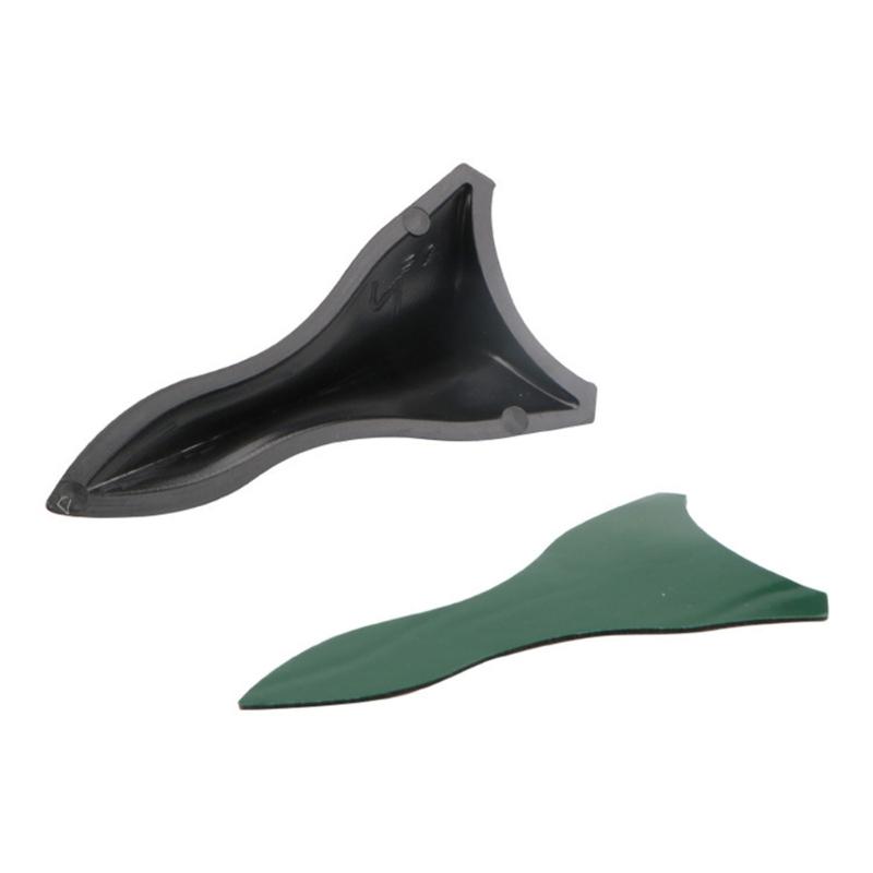 10pcs Universal Shark Fin Vortexs Generator Car Roof Spoiler Bumper Accessories ABS Shark Fin Diffuser Vortexs Generators