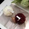 118.4°F 4 Pcs Low Temperature Candles Wine Red Red Pink White Peony Flower Shaped Scented Candles Adult Low Heat Body Safe Candles Wax Play for