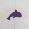 10Pcs Felt Dolphin Decorative Patches Assorted Bright Colors Soft Material For Kids Diy Craft Art Projects
