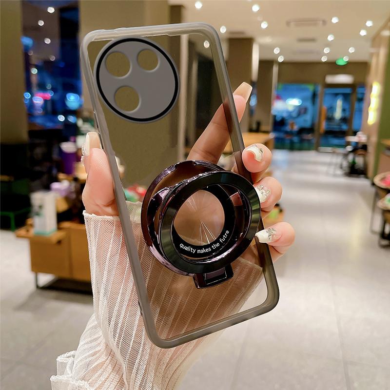 Husă de telefon pentru vivo V30e 5G V30 pro lite, transparentă, rezistentă la șocuri, moale, protecție completă pentru cameră, husă suport magnetică pentru iqoo Z9 turbo Z9X