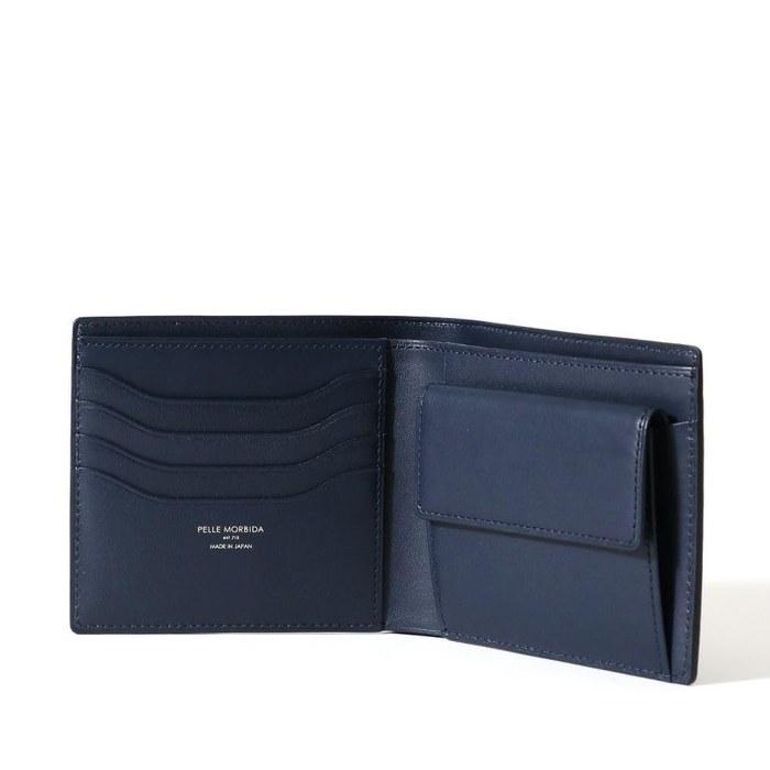 [Pelle Morbida] Barca Two-Fold Wallet BA604 BLACK