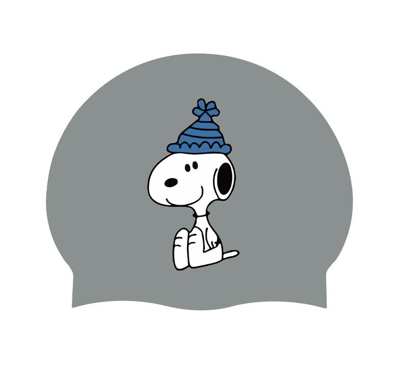 Women's Long Hair Silicone Swim Cap with Racing Pattern for Large Sizes