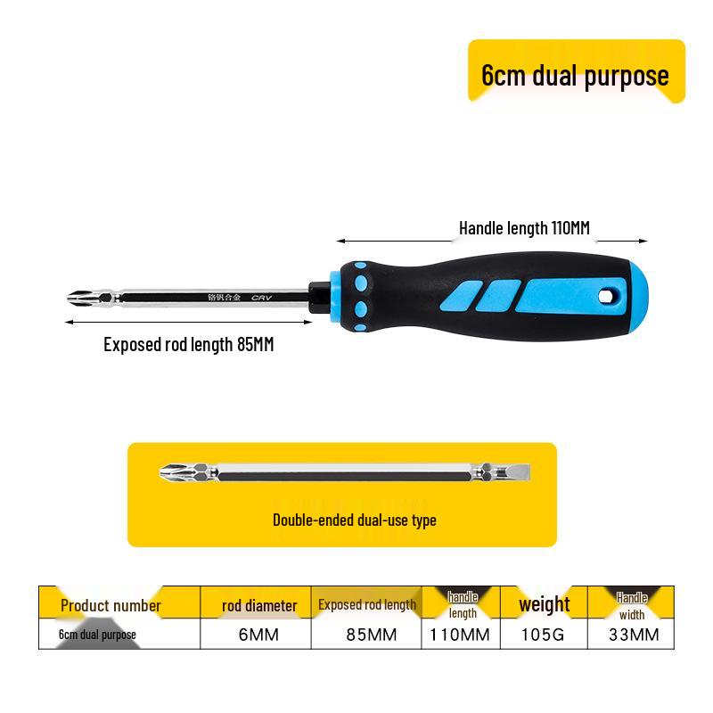 Șurubelniță magnetică Phillips anti-alunecare Chuangji – Mini unealtă izolată puternică pentru uz casnic