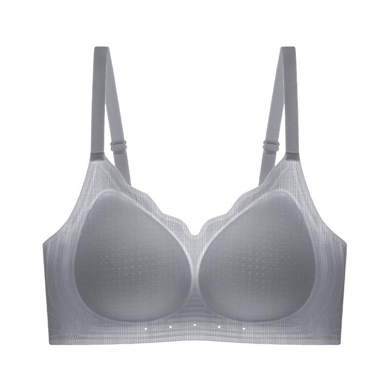 Ultra-Thin Seamless Bra for Women: Cooling, Supportive, Anti-Sag, Fixed Cups, Summer Wear
