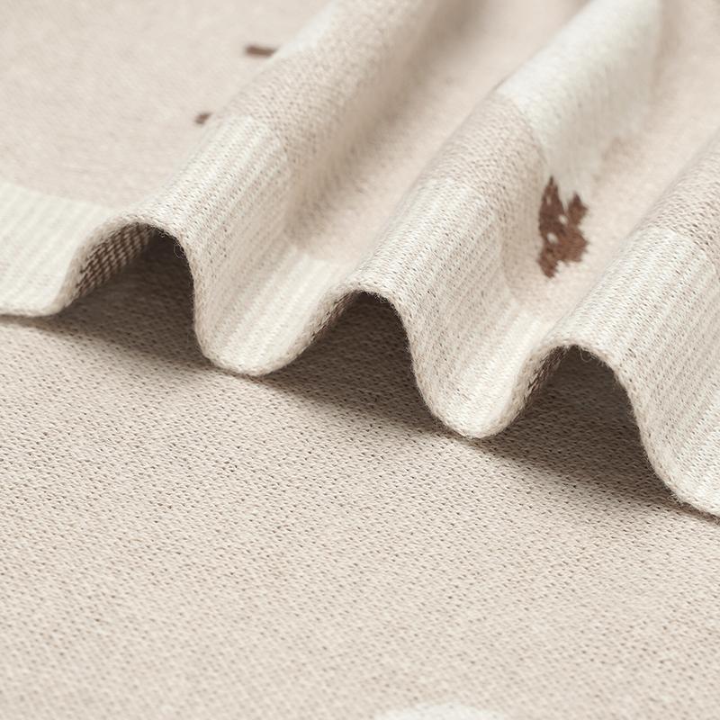 Baby Cotton Blankets Knitted Newborn Boys Girls Stroller Nursery Swaddle Wrap Cuddle Quilts 90*70cm Infant Toddler Receiving Mat