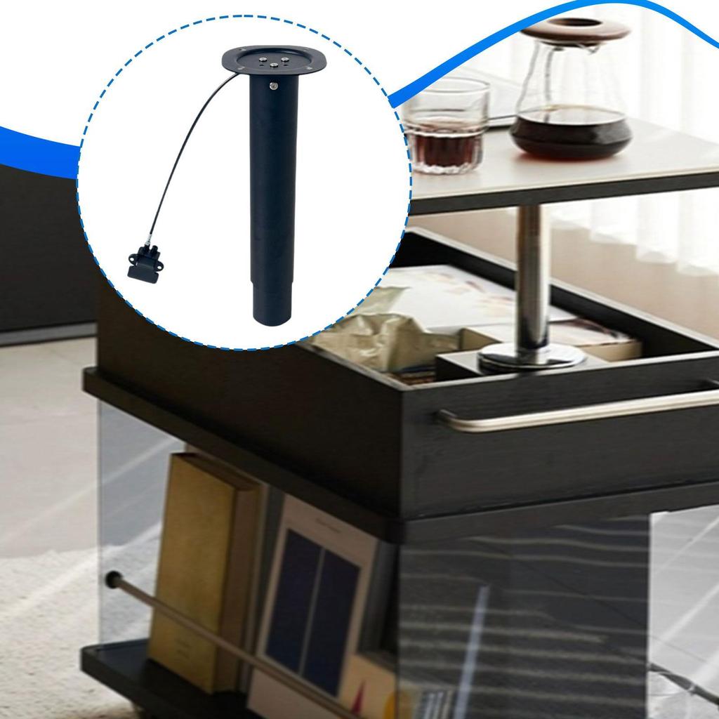 Coffee Table Lift Mechanism Hardware,Easy Installation,Vertical Fittings,Adjustable,Manual End Side Table Lifter Lifting Column