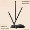 Black Wooden HB Pencils