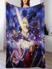 Fate Stay Night Servants Throw Blanket Decorative Extra Large Throw Sofas Large Blankets