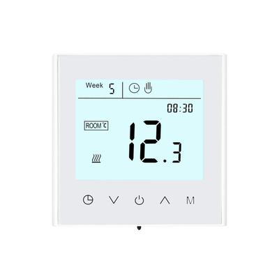 95-240V Programmable Thermostat LCD Digital Touch Screen Temperature Controller for Electric Floor Heating System 16A With 3m Sensor