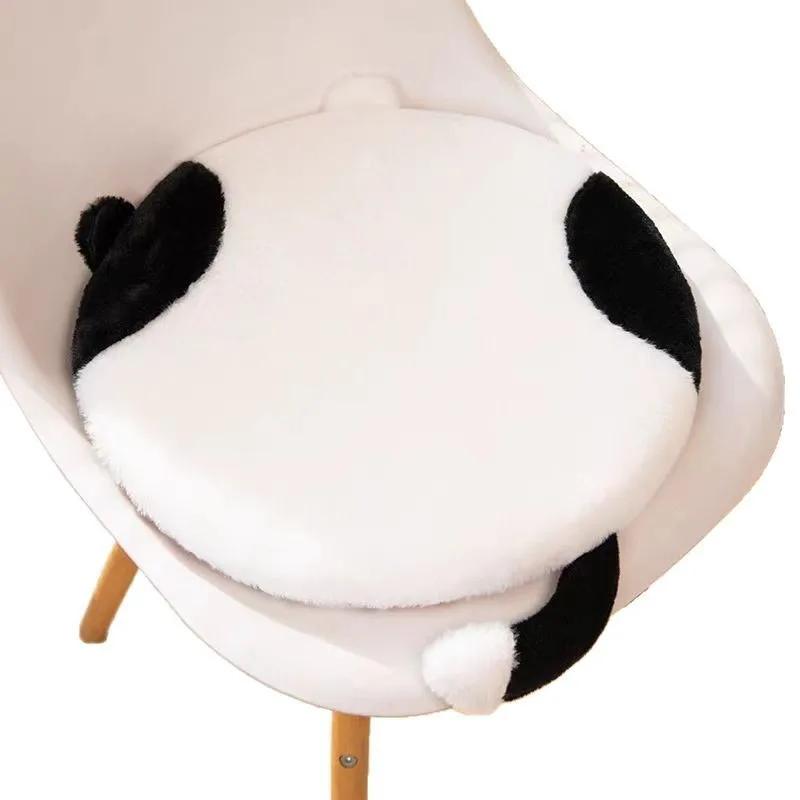 Cat Shaped Memory Foam Round Cushion-Removable Washable Slow Rebound Seat Pad Soft Chair Cushion for Office & Student Dormitory