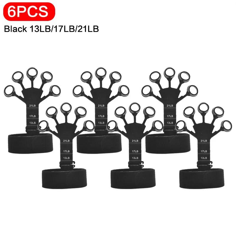 1-6pcs Hand Grip Strengthener Physical Tools Finger Trainer Training and Exercise Gym 6th Level Resistance Gripster Expander